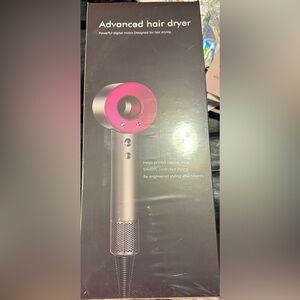 Advanced High Speed Hair Dryer Digital Motor 3 Speed With 5 Nozzles New.
